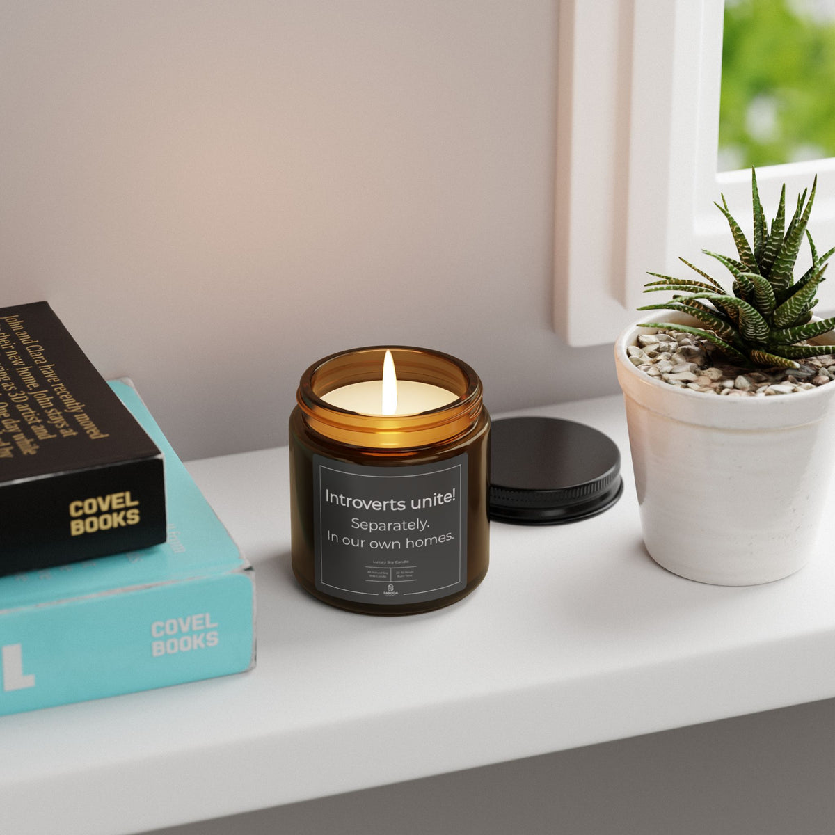 Introverts Unite Separately — Funny Candle