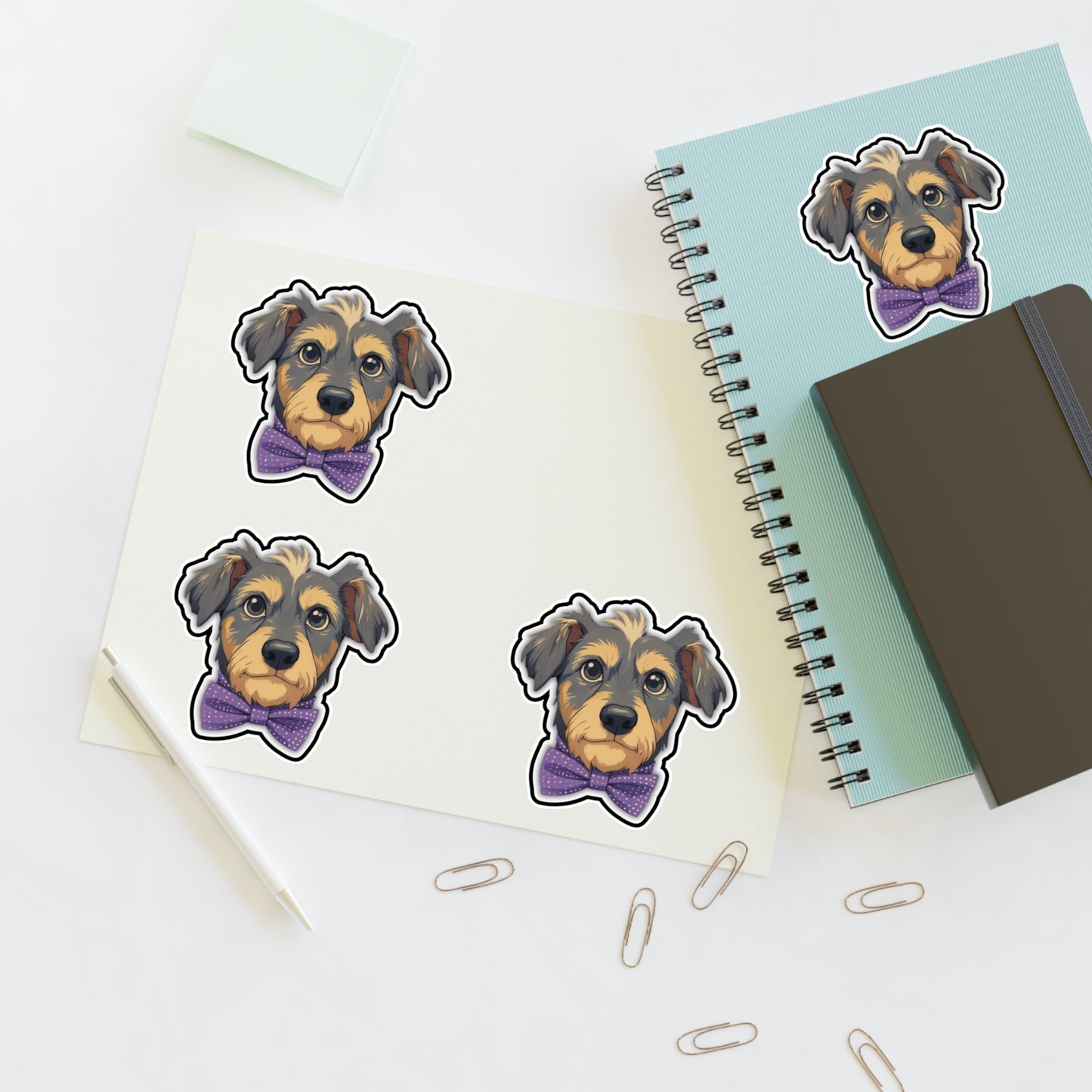 Dapper Dog Sticker Sheet