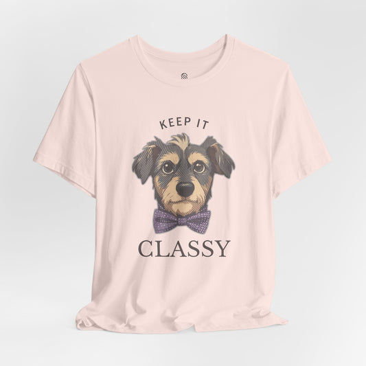 Keep It Classy Dog Tee