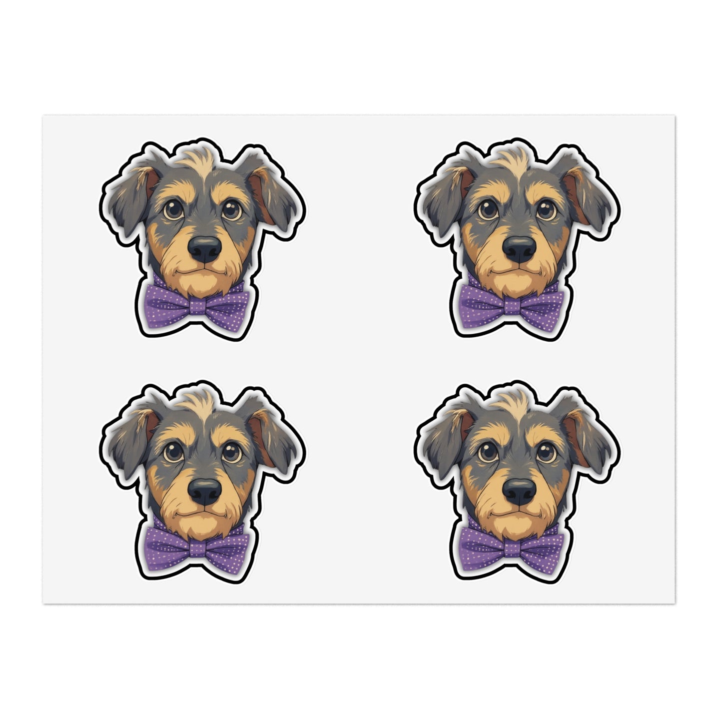Dapper Dog Sticker Sheet
