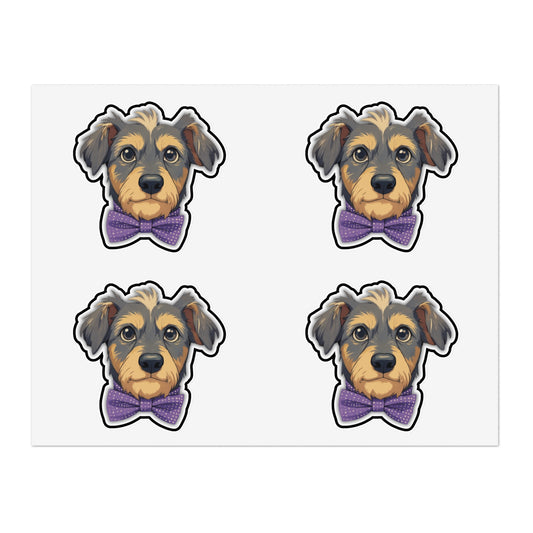 Dapper Dog Sticker Sheet