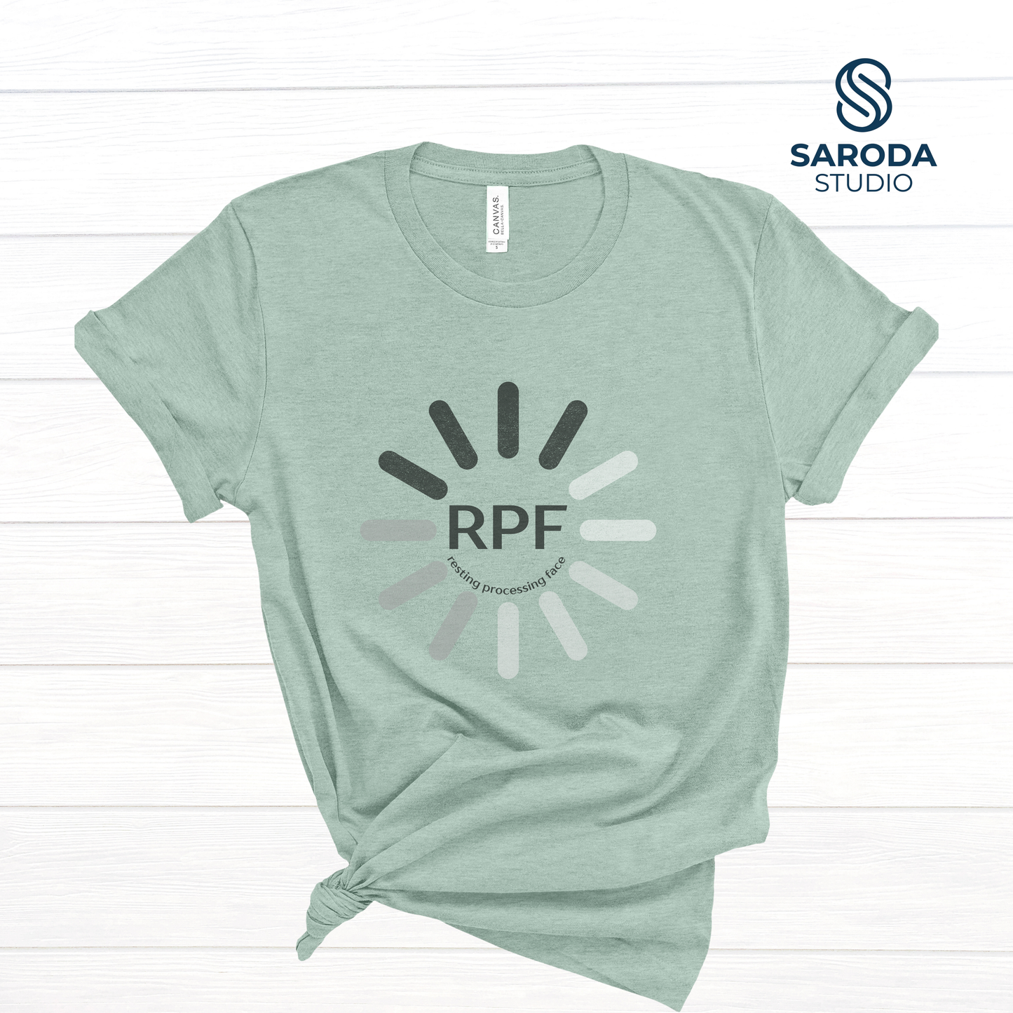 "RPF" Resting Processing Face Tee