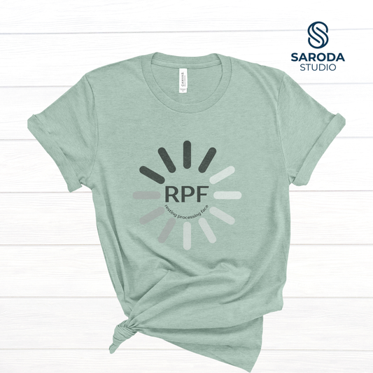 "RPF" Resting Processing Face Tee