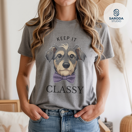Keep It Classy Dog Tee