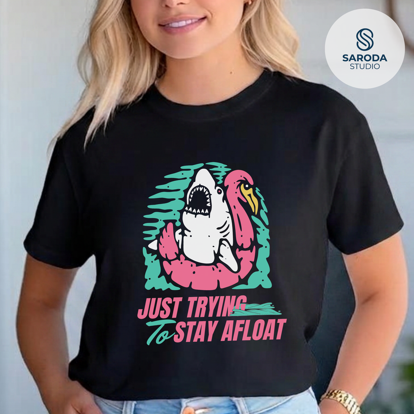 Just Trying to Stay Afloat Tee