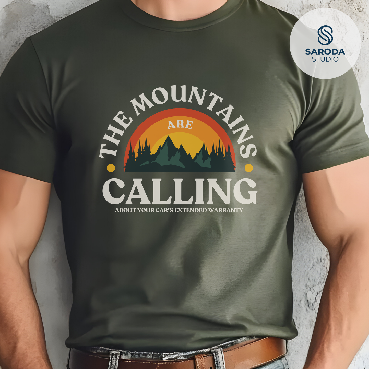 Mountains Are Calling About Your Car Warranty Tee