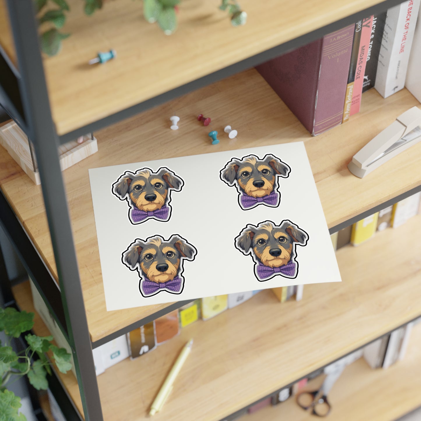 Dapper Dog Sticker Sheet
